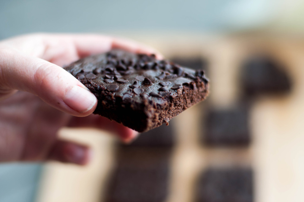 Brownies di fagioli neri