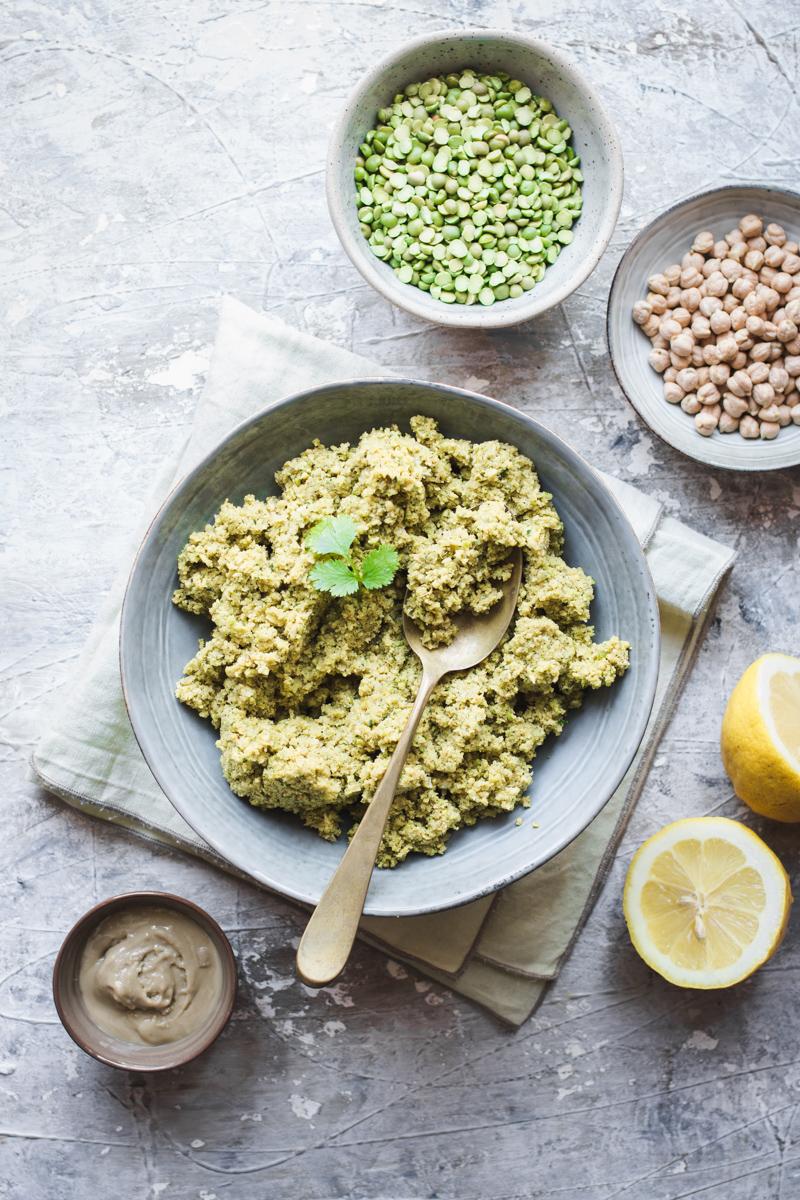 Impasto per i falafel al forno pronto