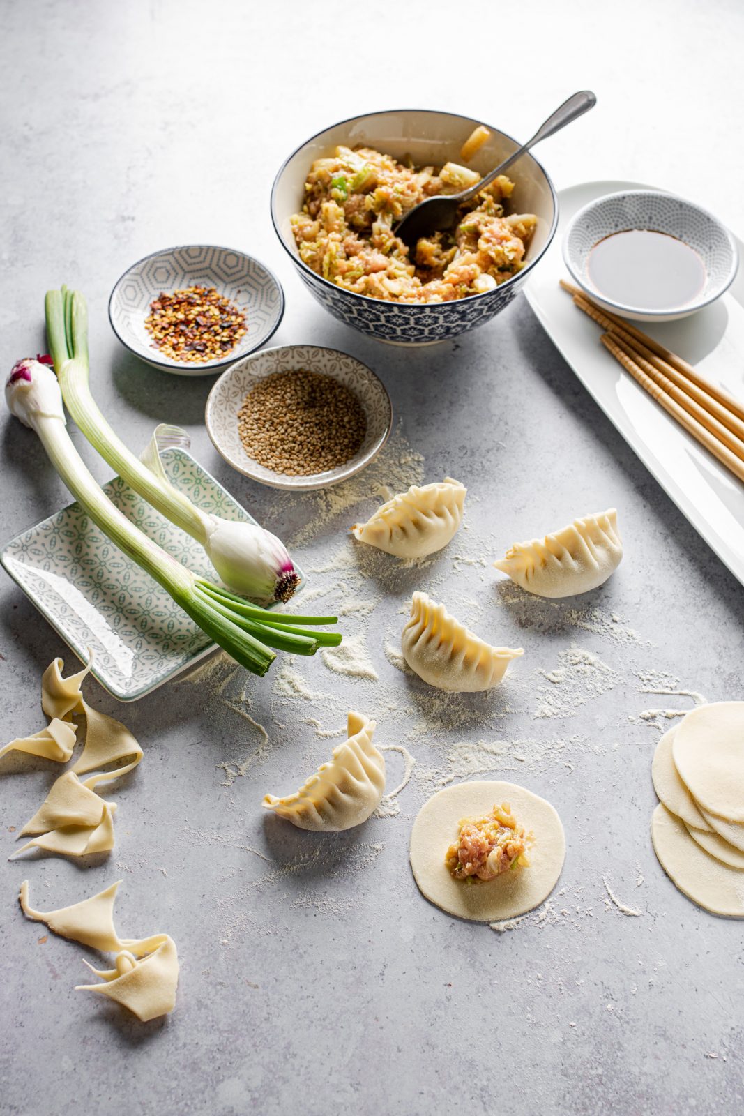 preparazione gyoza