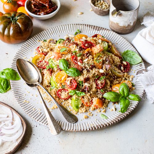 couscous vegano estivo ai pomodori