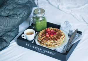 Waffle di zucchine iperproteici