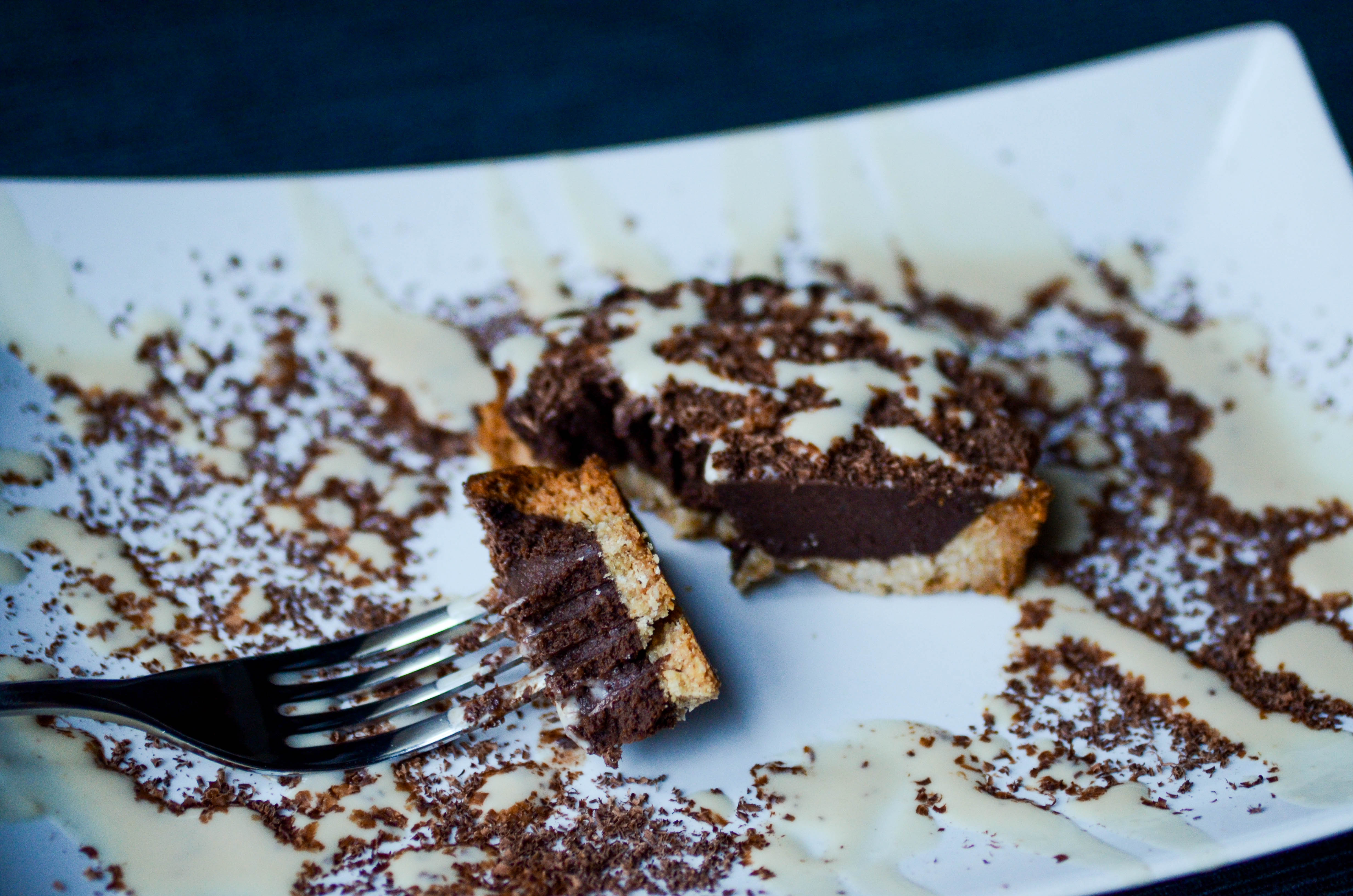 crostata vegana al cioccolato e caffè