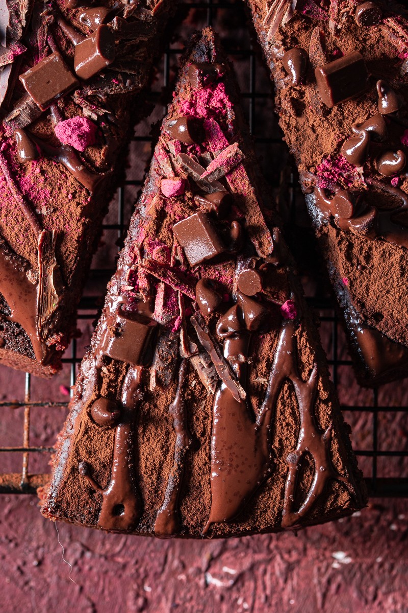 Torta al cioccolato e barbabietola