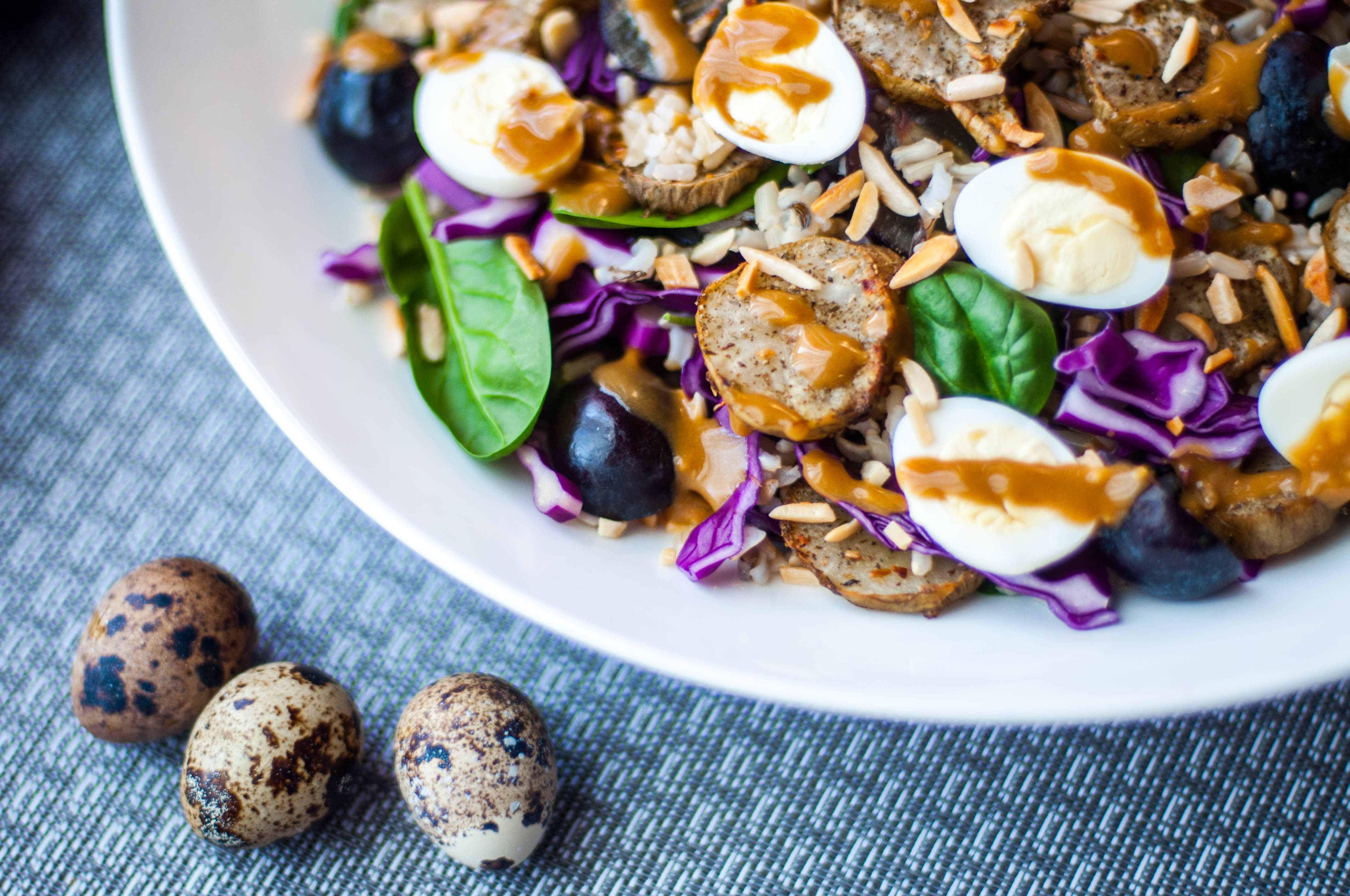 Insalata di topinambur e cavolo rosso