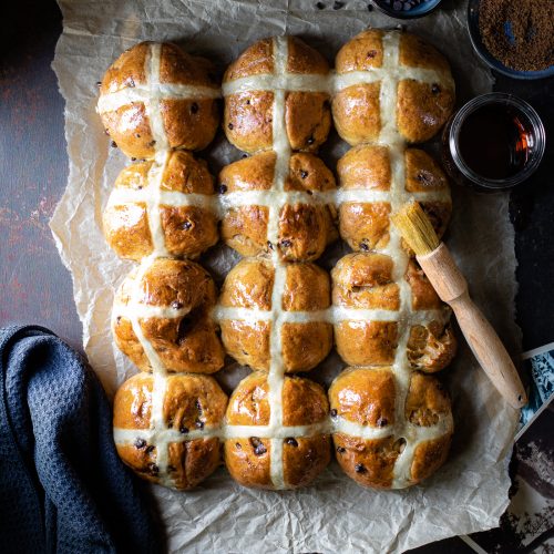 hot cross bun pasquali integrali alla carota