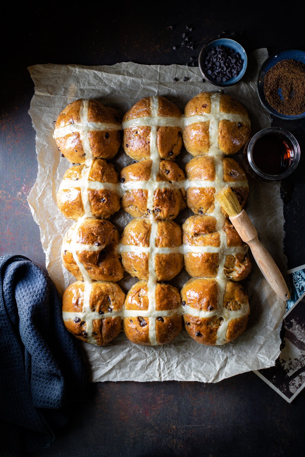 hot cross bun pasquali integrali alla carota