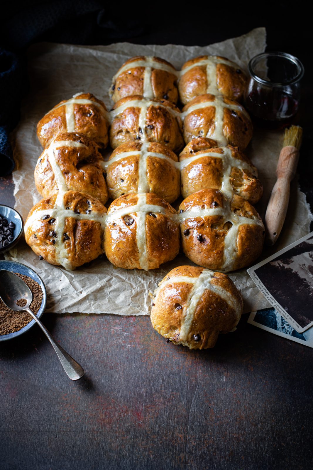 hot cross bun pasquali integrali alla carota