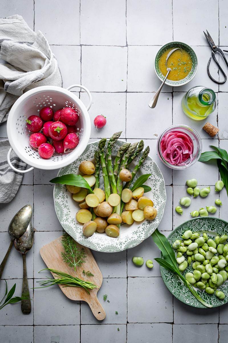 ingredienti insalata di patate senza maionese