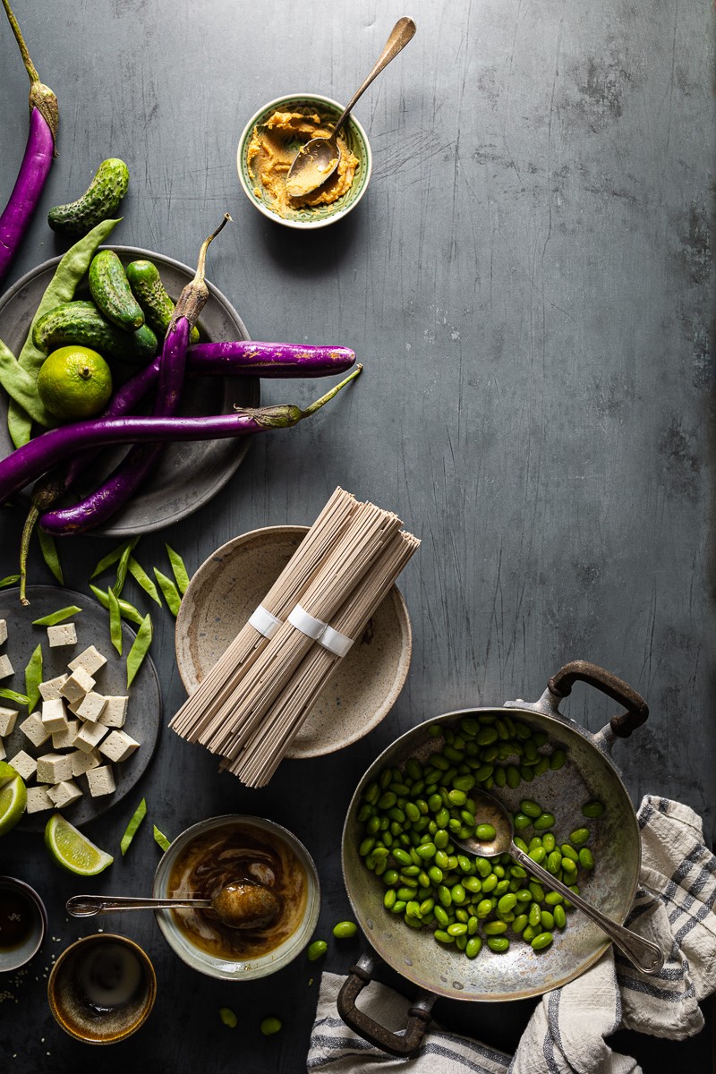 Ingredienti perinsalata-di-soba-e-tofu-croccante