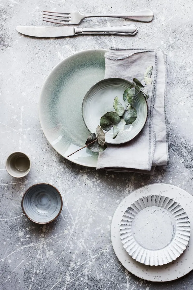 Come scegliere i props per food photography toni di grigio