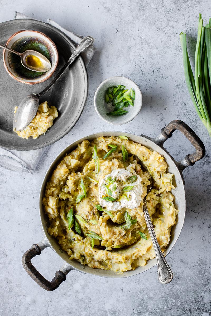 Come cucinare le verdure invernali - purè di verza