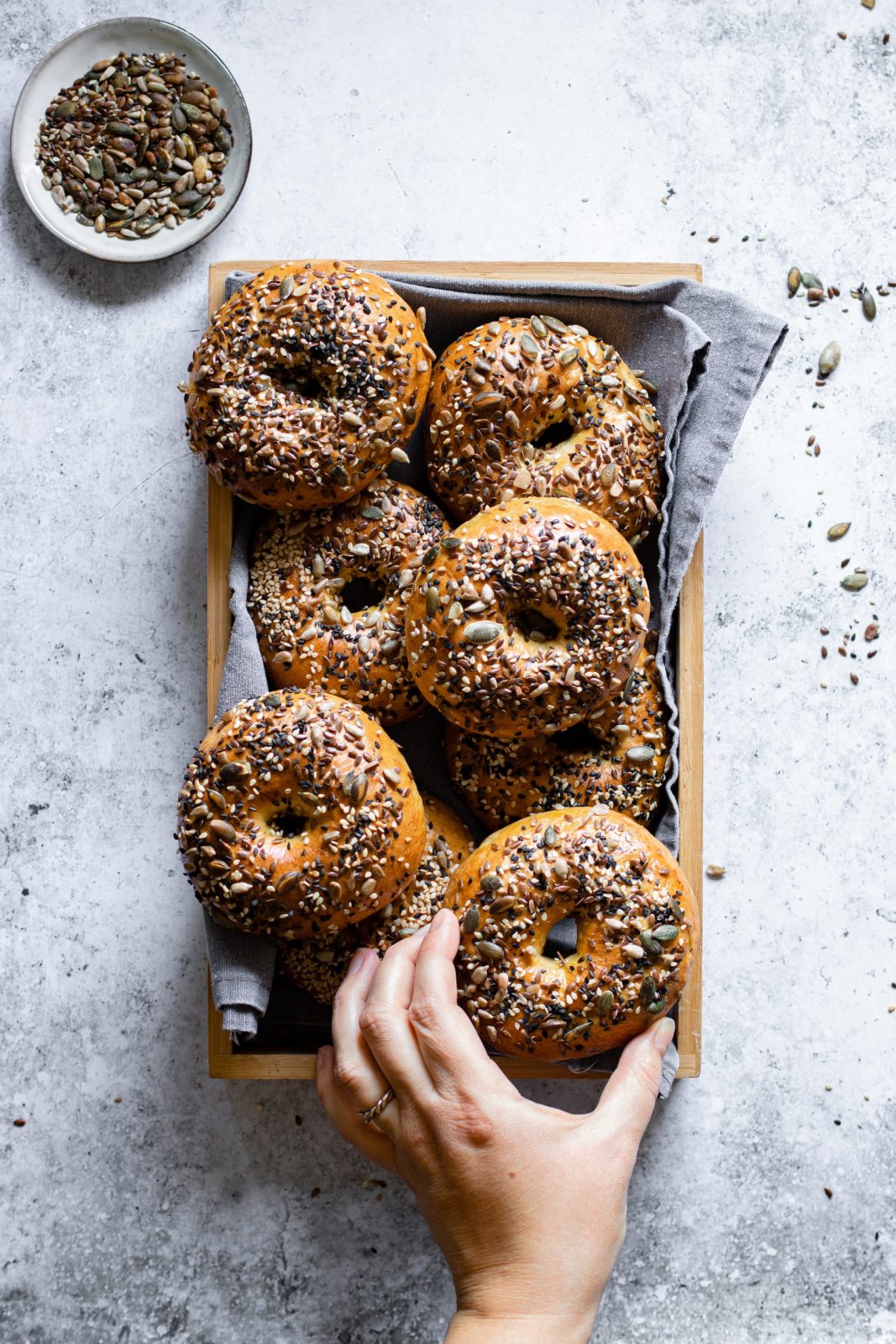 bagel fatti in casa