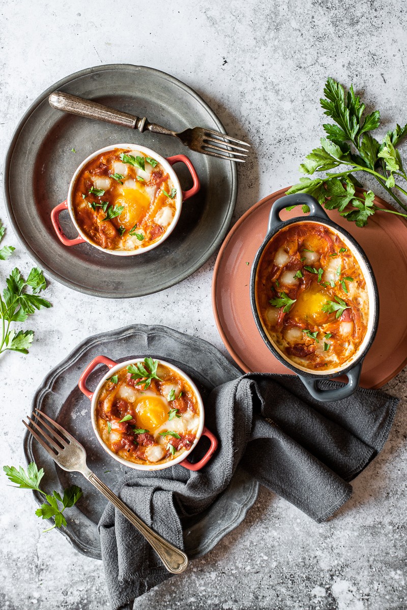 come cucinare i peperoni - shakshuka di peperoni