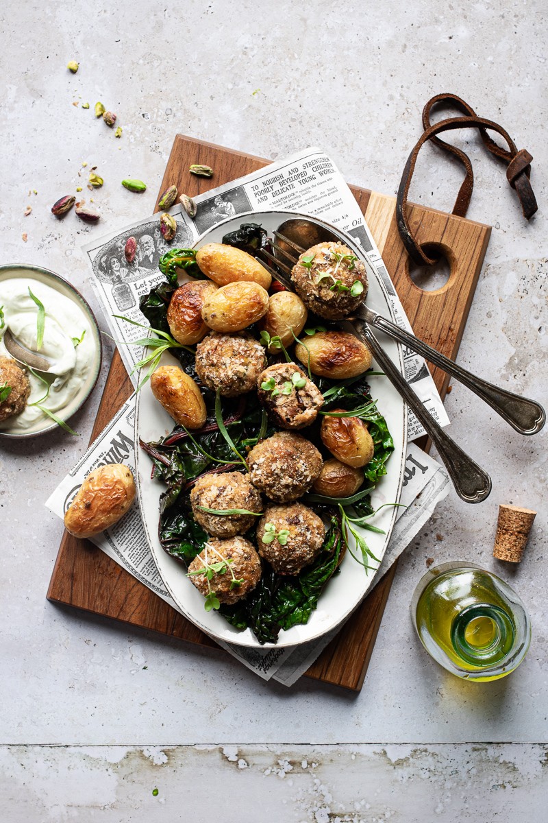 polpette di maiale al forno