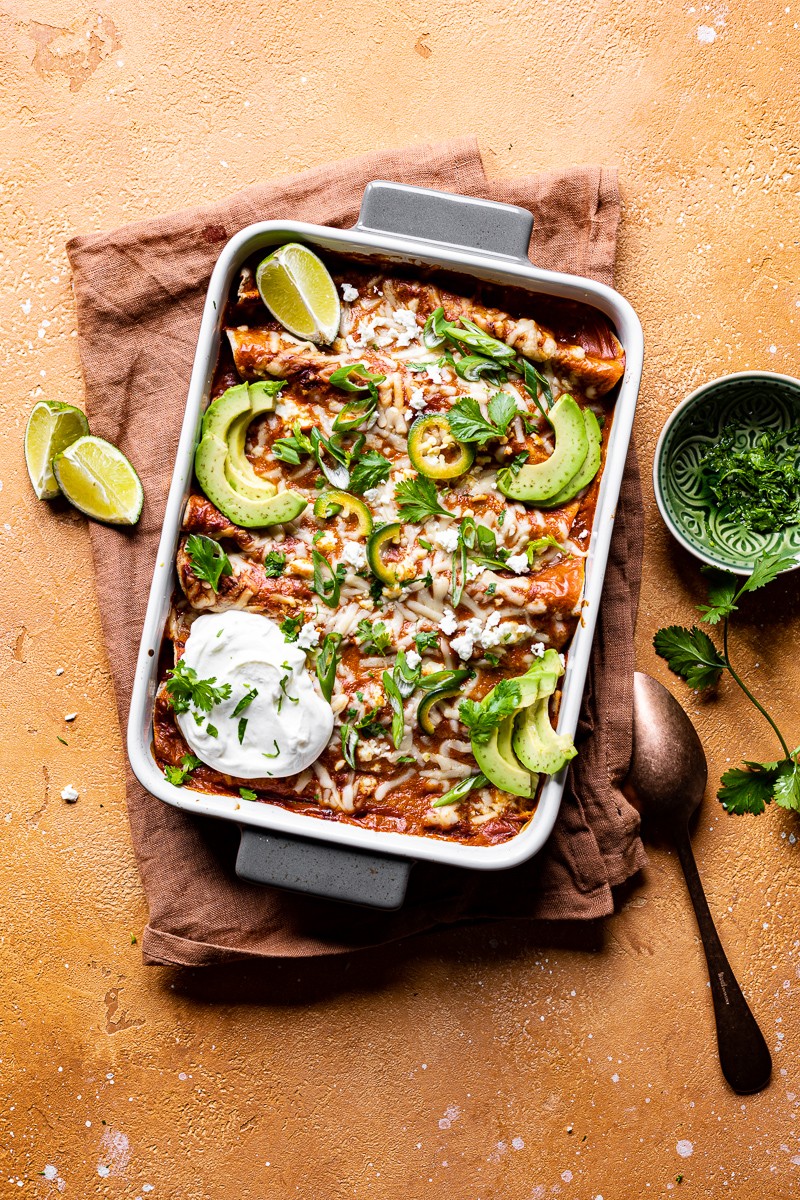 enchiladas vegetariane