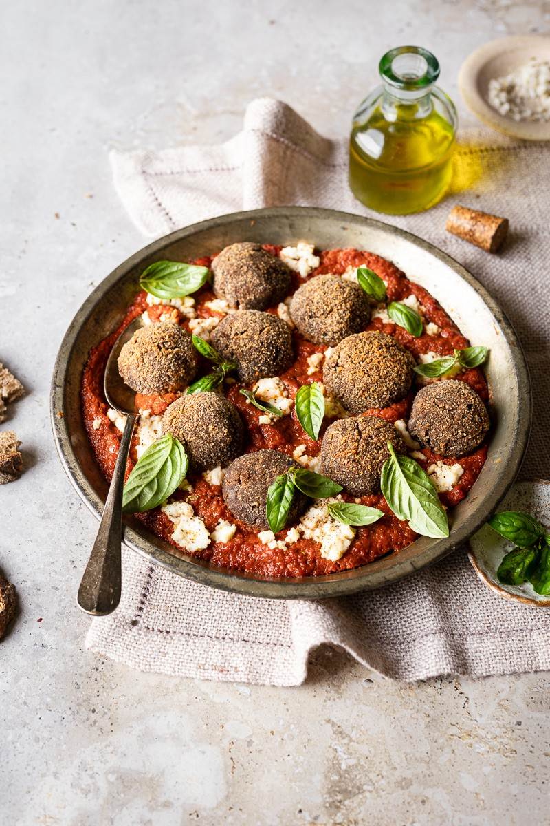 polpette di melanzane e ricotta