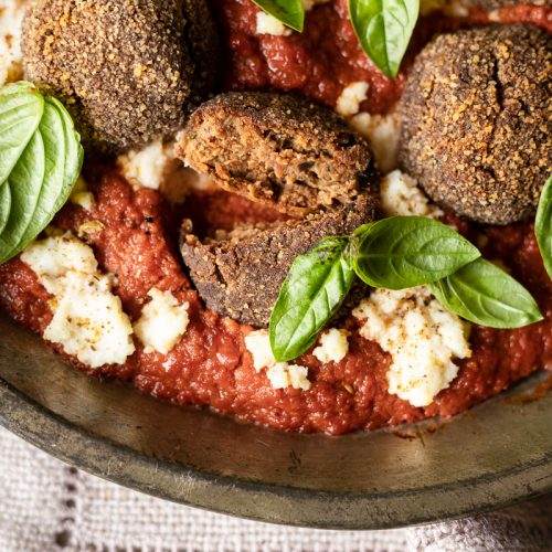 polpette di melanzane e ricotta