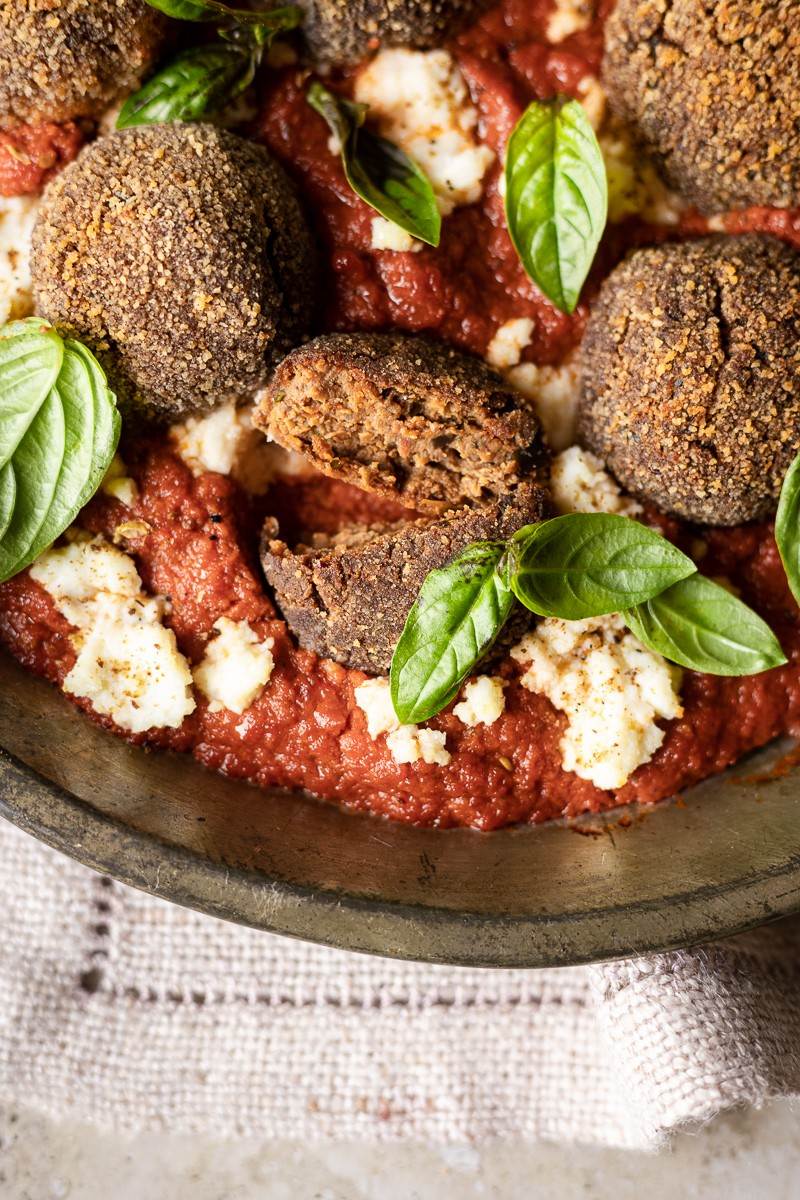 polpette di melanzane e ricotta