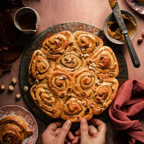 cinnamon roll alla zucca low fat