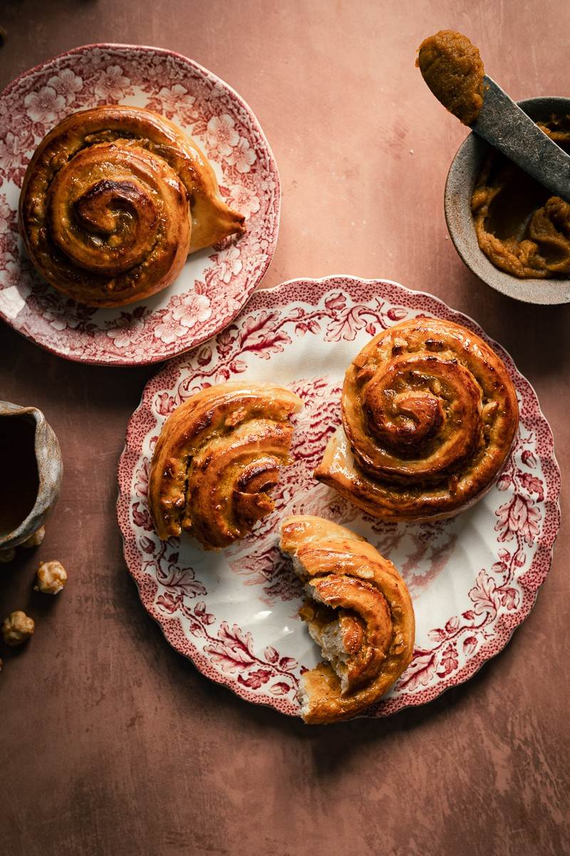 cinnamon roll alla zucca 