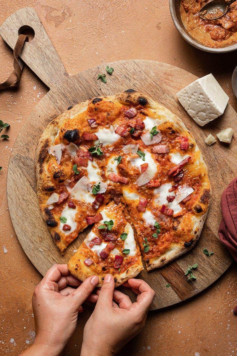 pizza amatriciana