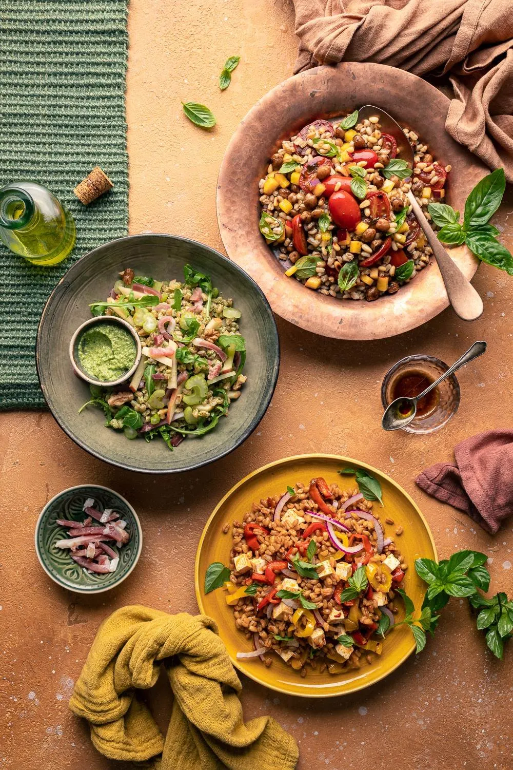 insalata di farro estiva tre ricette