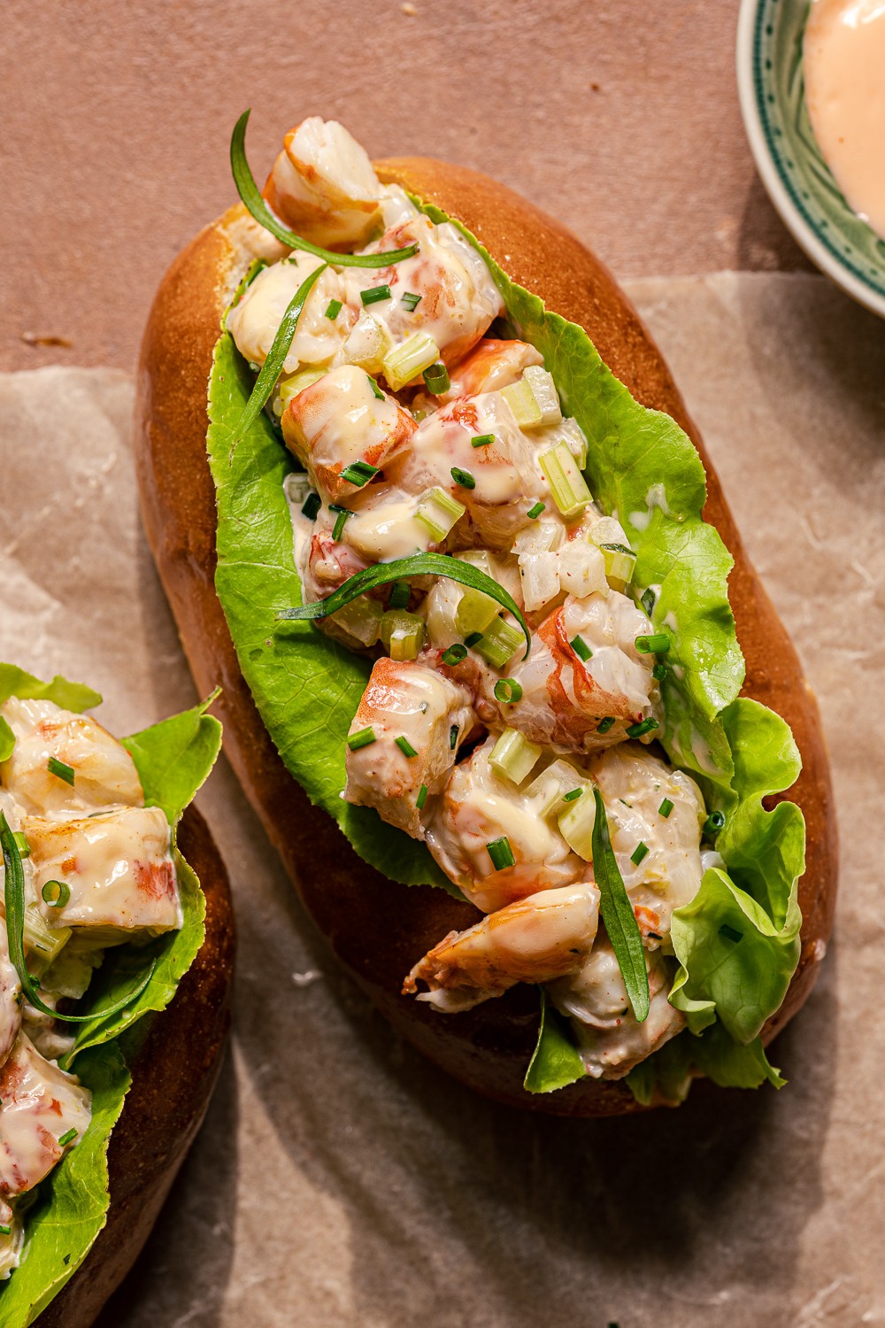 shrimp roll lobster roll coi gamberi