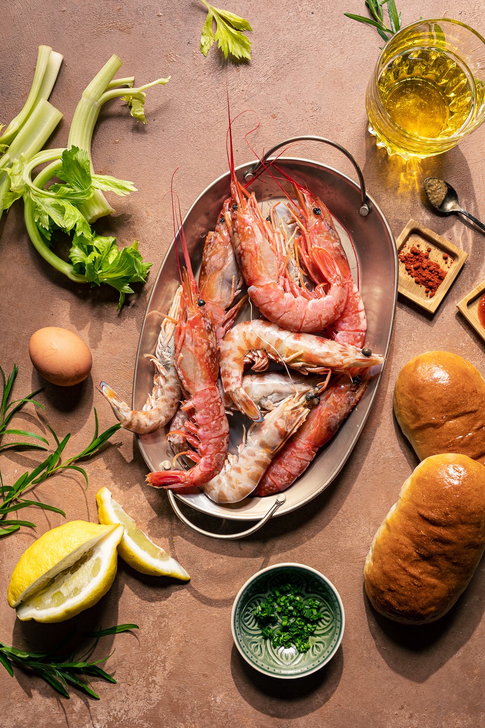 ingredienti shrimp roll
