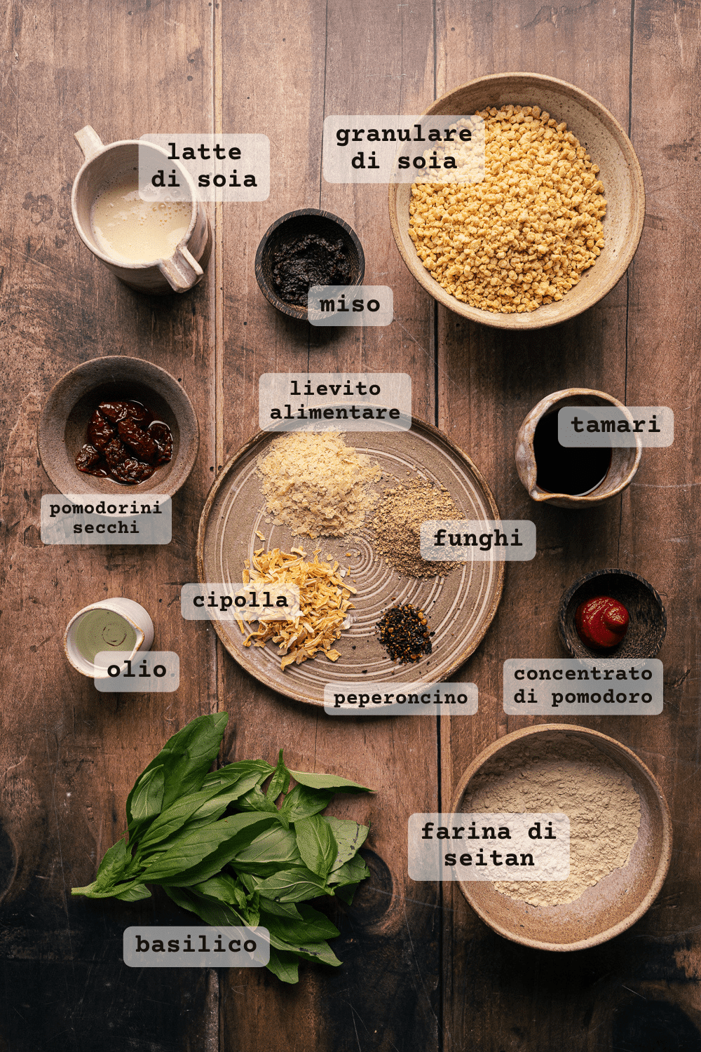 ingredienti polpette vegane