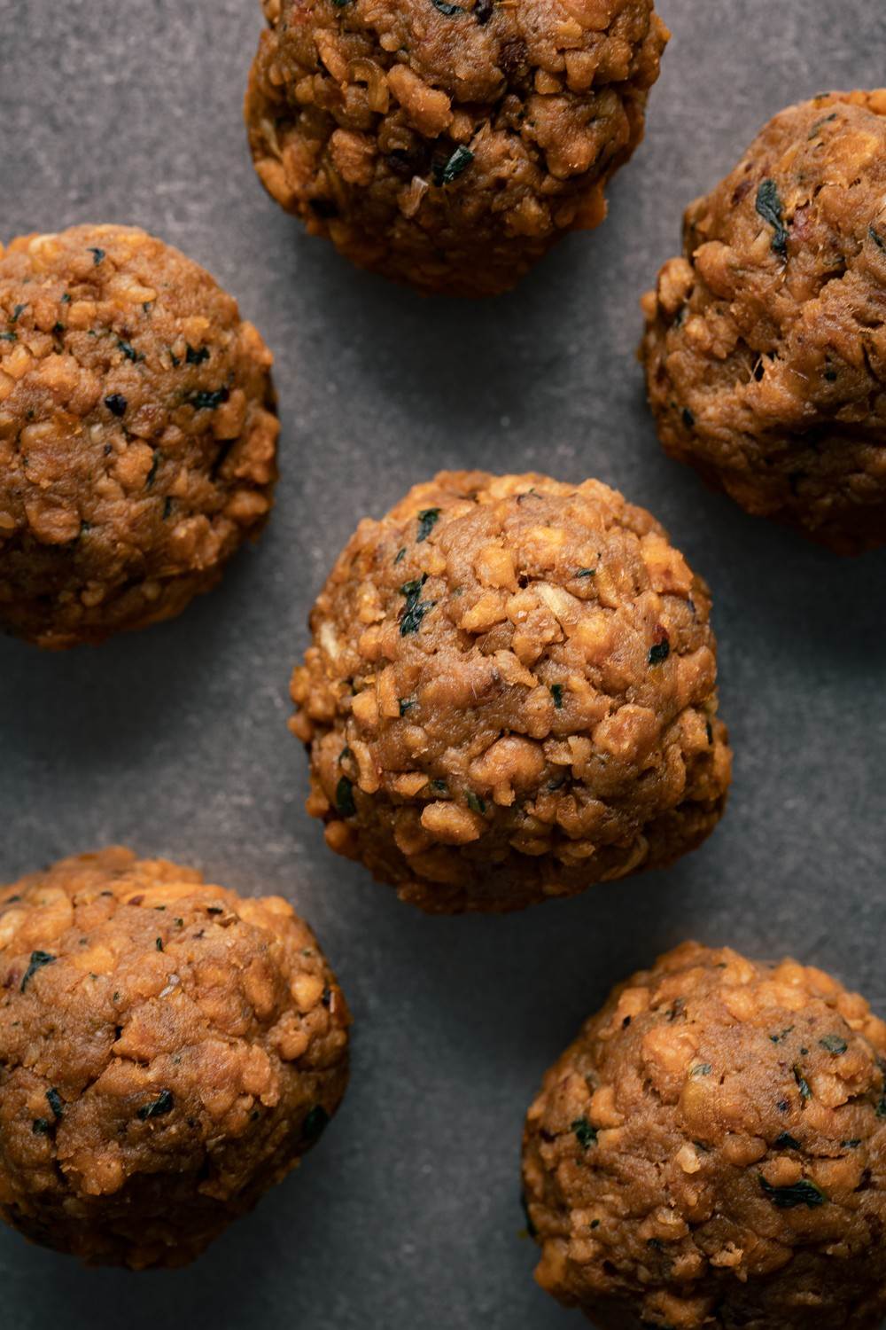 polpette vegane con granulare di soia