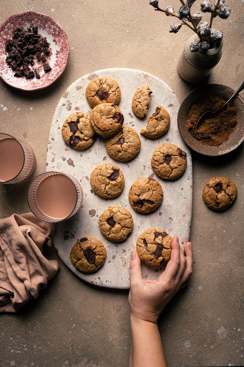 biscotti vegani al cioccolato