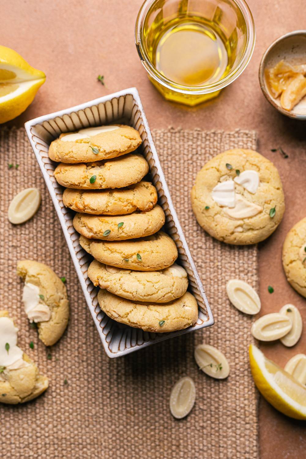 biscotti al limone e olio evo senza burro