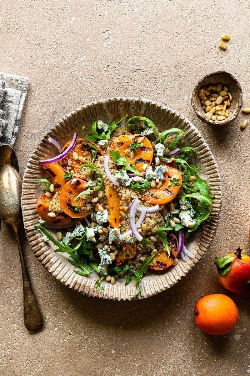 couscous con albicocche grigliate