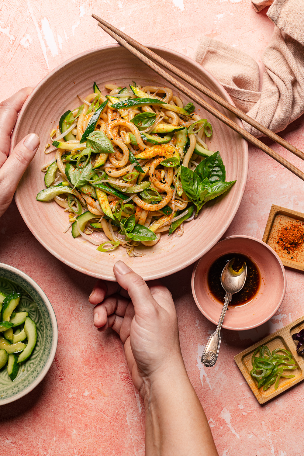 insalata fredda di udon