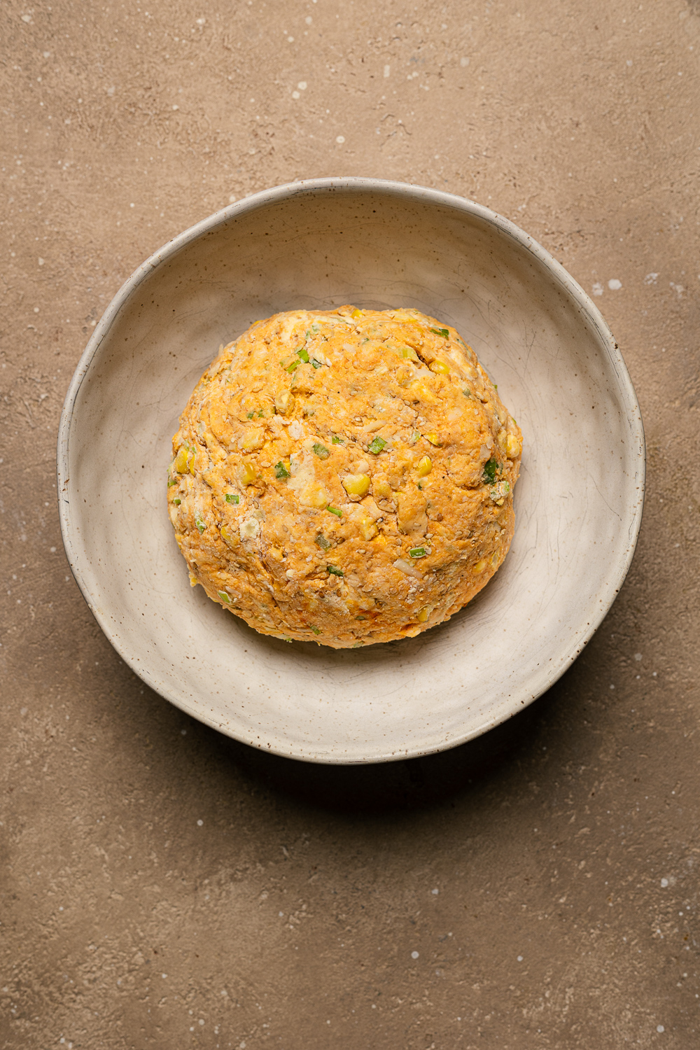 Scones salati al mais e gochujang impasto