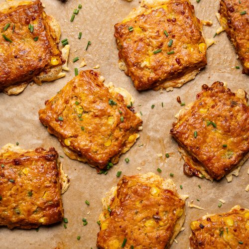 Scones salati al mais e gochujang