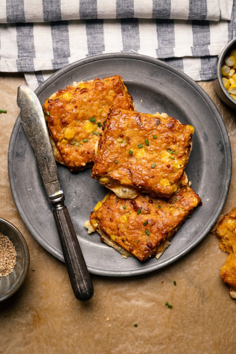 Scones salati al mais e gochujang